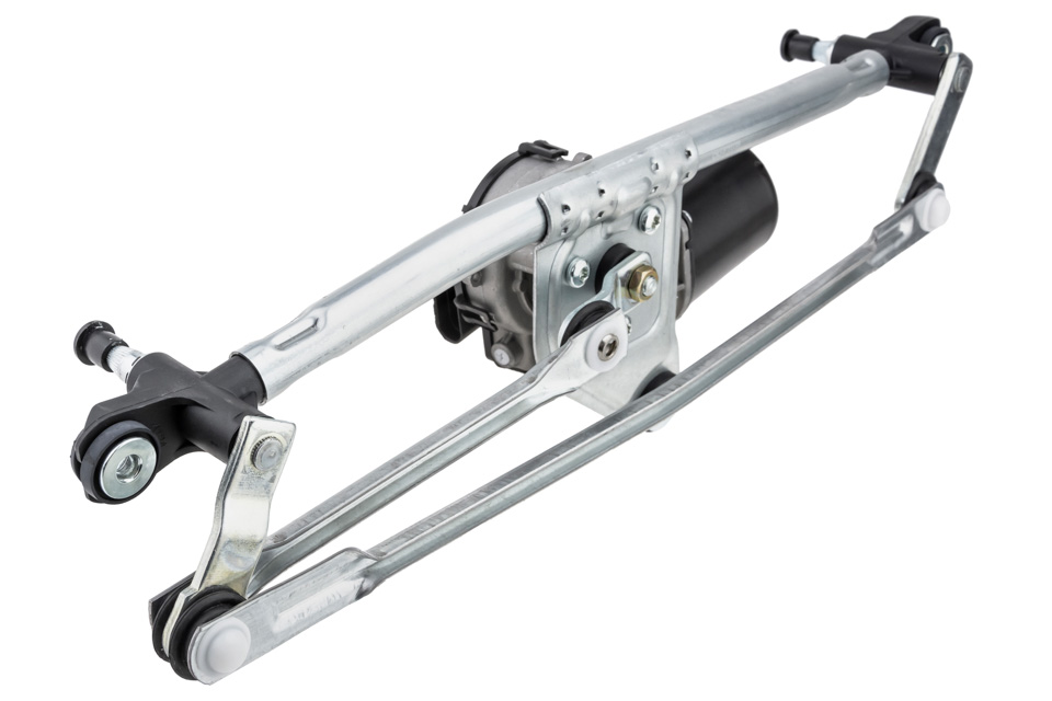 Ruitenwisser mechaniek met motor - Voorzijde - (Nemo/Fiorino/Bipper/Qubo) - OEM: 1354851080 6401G6