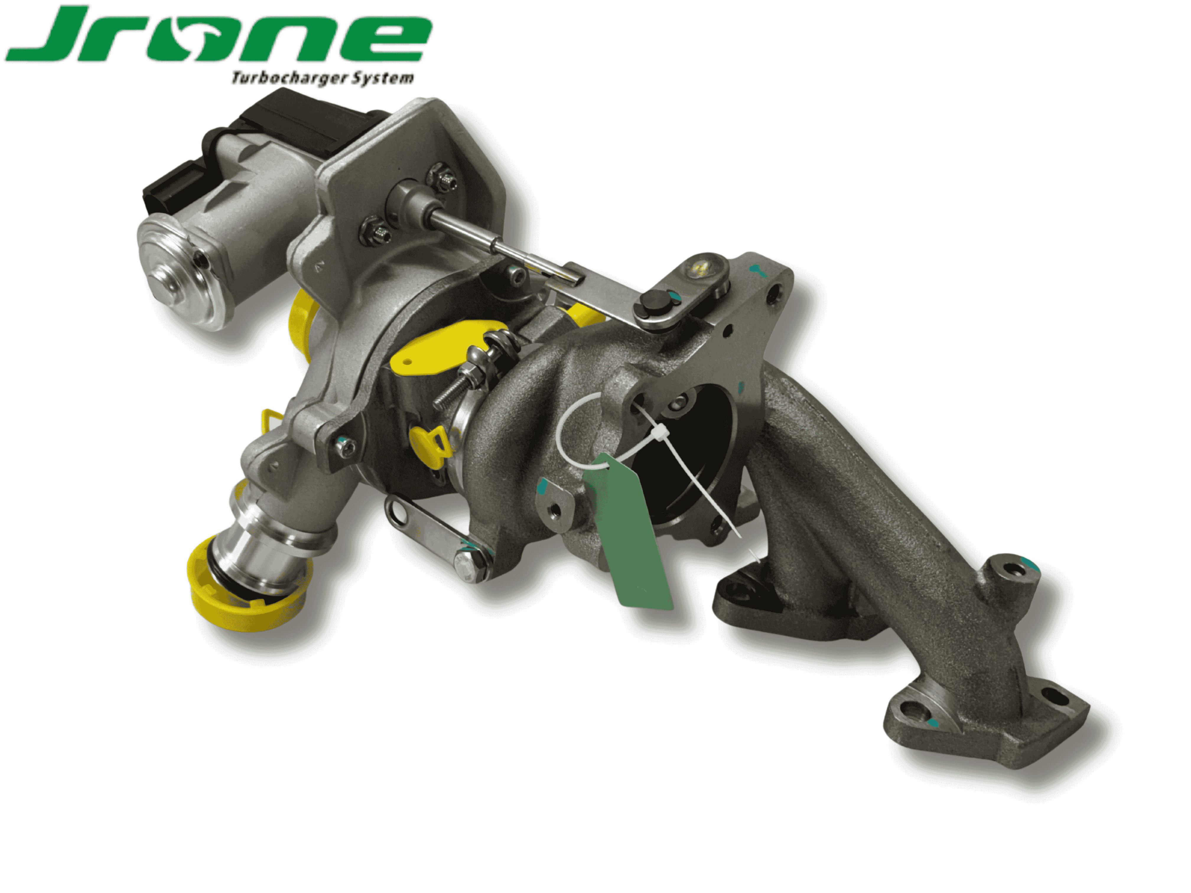 Turbo - Nieuw Jrone - Rechte Flens (9V202) vanaf bj 06-2011 - VAG - 1.2TSI - OEM:  03F145701H / 03F145701K / 03F145701R