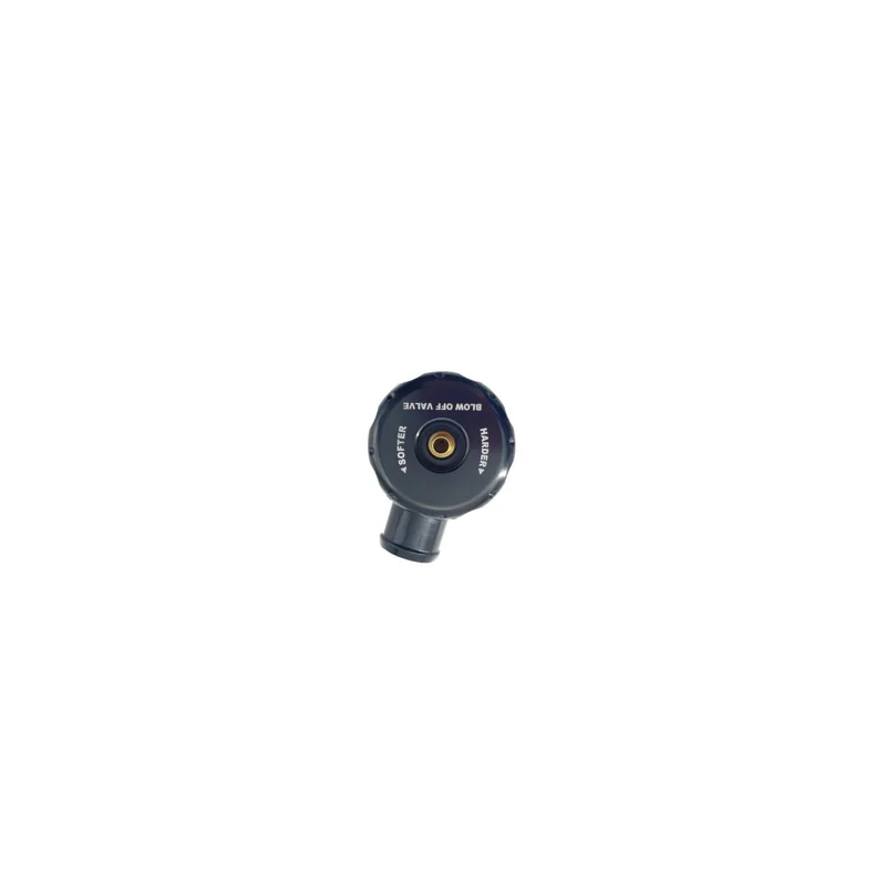 Simoni Racing Universele Blow-Off Valve Type 13 - voor benzineturbomotoren, met instelbare afblaasdruk - Aansluiting 22mm, Lengte 90mm, Diameter 48mm - Zwart