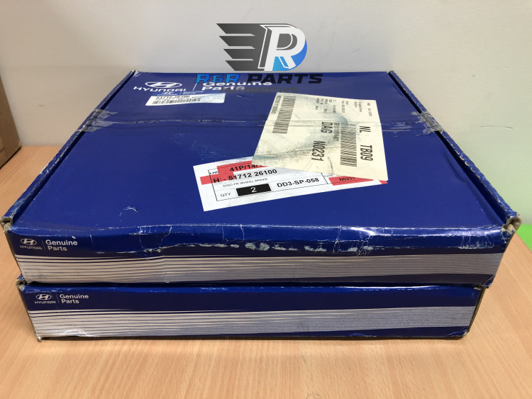 Set remschijven - Hyundai Santa Fé - Voorzijde - Nieuw Origineel - OEM 5171226100