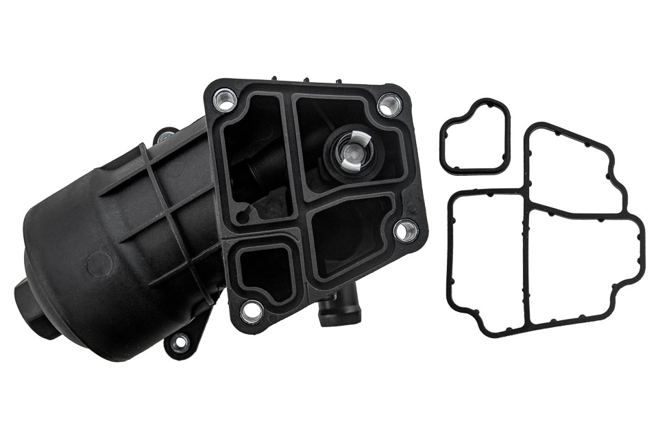 Oliekoeler + Behuizing - NTY - (VAG 1,2 TDI) - OEM: 03P115389 / 03P115389A / 03P115389B