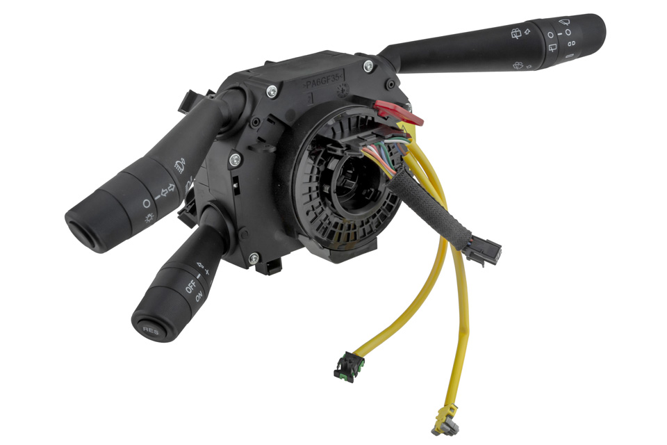 Stuurkolomschakelaar met cruisecontrol - NTY - (Fiat Grande Punto) - OEM: 735597700 / 735521318 / 735471939 / 735410422