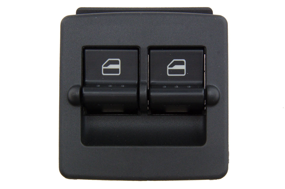 Raamschakelaar - links voor - 2x raam - Zwart - (Vw Beetle)